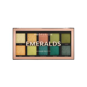 PROFUSION COSMETICS EMERALDS 10 SHADE PALETTE - Imagen 1