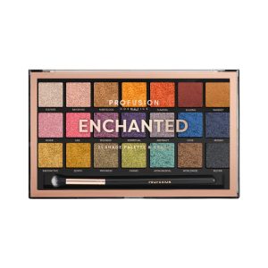 PROFUSION COSMETICS ENCHANTED 21 SHADE PALETTE & BRUSH - Imagen 1