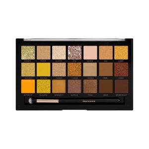 PROFUSION COSMETICS GOLD RUSH 21 SHADE PALETTE & BRUSH - Imagen 2