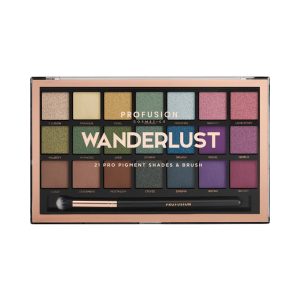 PROFUSION COSMETICS WANDERLUST 21 PRO PIGMENT SHADE & BRUSH - Imagen 1