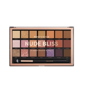 PROFUSION COSMETICS NUDE BLISS 21 SHADE PALETTE & BRUSH - Imagen 1