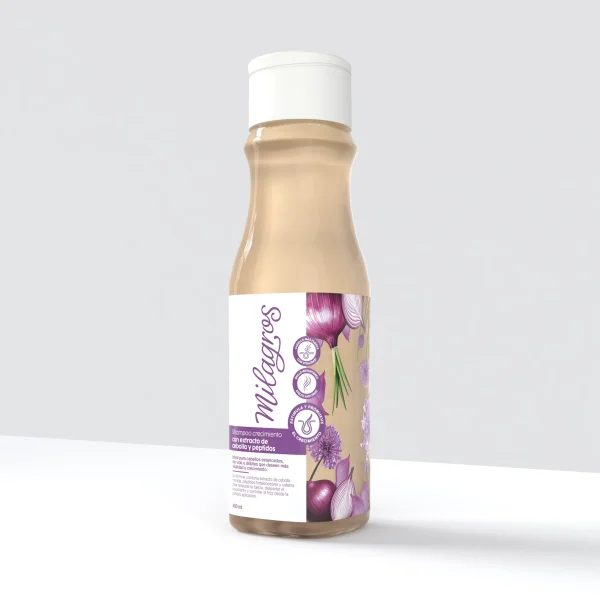 MILAGROS SHAMPOO CRECIMIENTO CON EXTRACTOS CEBOLLA Y PEPTIDOS ANTIFRIZZ 450ml - en Ultra Panamá