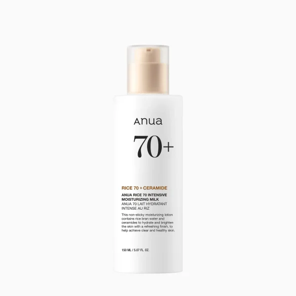 ANUA RICE 70 INTENSIVE MOISTURIZING MILK 150ml ANUA RICE 70+ INTENSIVE MOISTURIZING MILK 150ml - en Ultra Panamá